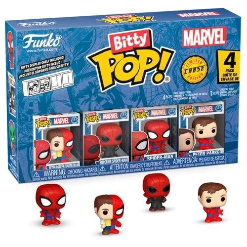 Funko Bitty POP: Spider-Man - Peter Parker Split 4'lü Paket