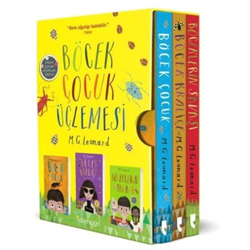 Böcek Çocuk Üçlemesi (3 Kitap Kutulu Set) - M.G. Leonard - Domingo Yayınevi