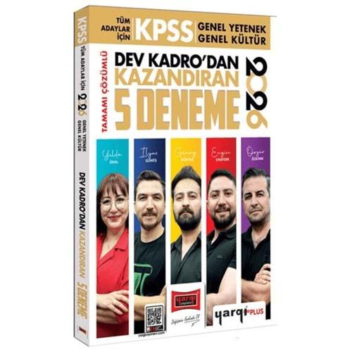 Yargı Yayınları 2026 KPSS Tüm Adaylar İçin Tamamı Çözümlü Dev Kadrodan Kazandıran 5 Deneme - Yargı yayınları