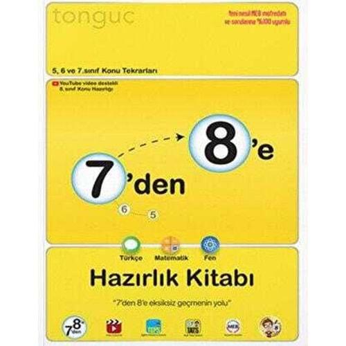 7'den 8'e Hazırlık Kitabı - Kolektif - Tonguç Akademi
