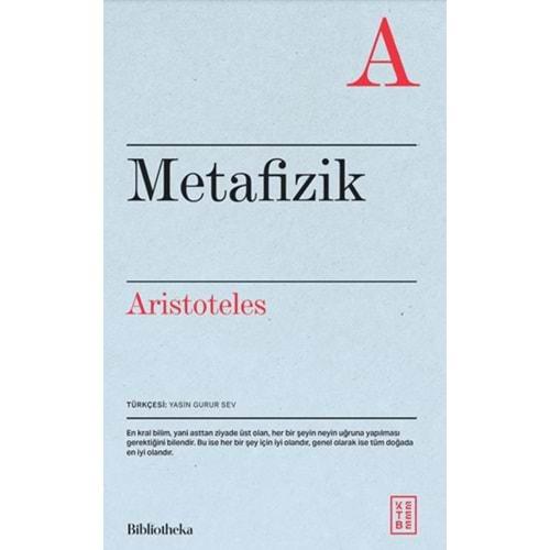 Metafizik - Aristoteles - Ketebe Yayınları