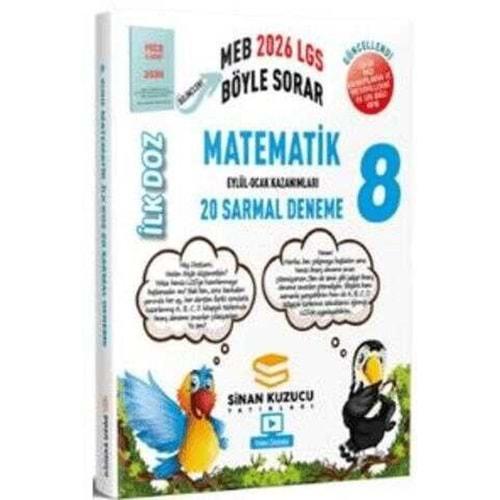 2026 8.Sınıf LGS İlk Doz Matematik Sarmal Deneme - Kolektif - Sinan Kuzucu Yayınları
