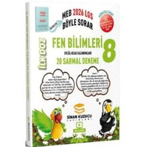 2026 8. Sınıf LGS Fen Bilimleri İlk Doz 20 Sarmal Deneme - Kolektif - Sinan Kuzucu