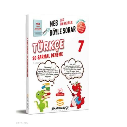 7. Sınıf Türkçe Deneme - Kolektif - Sinan Kuzucu Yayınları