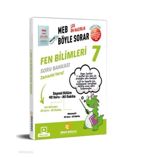 7. Sınıf Fen Bilimleri Soru Bankası Meb Böyle Sorar - Kolektif - Sinan Kuzucu Yayınları