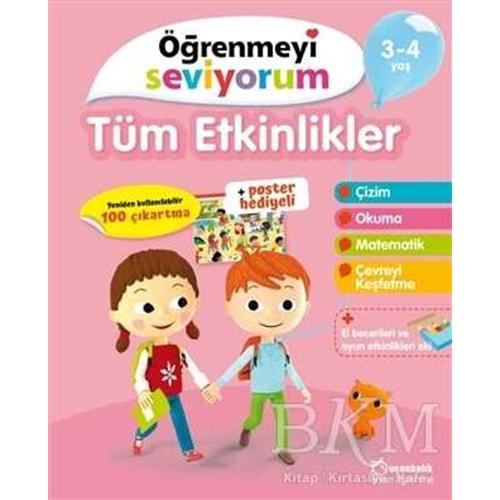 Öğrenmeyi Seviyorum Tüm Etkinlikler 3-4 Yaş - Kolektif - Uçanbalık Yayınları
