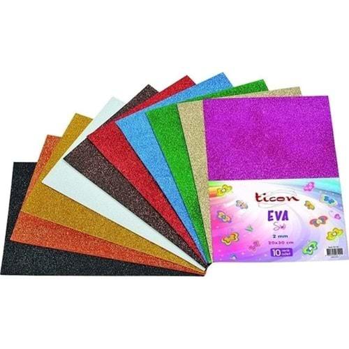 Ticon Karışık Renk 10'Lu 20X30 Eva Simli 79170
