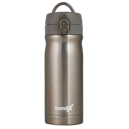 Trendix Çelik Su Matarası 350Ml Kahve (Termos Özellikli)