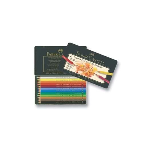 Faber Castell Polychromos Boya Kalemi 12 Renk 110012