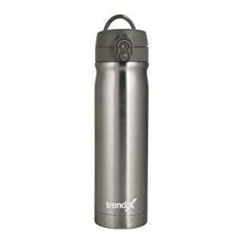 Trendix Çelik Su Matarası 500Ml Gri (Termos Özellikli)