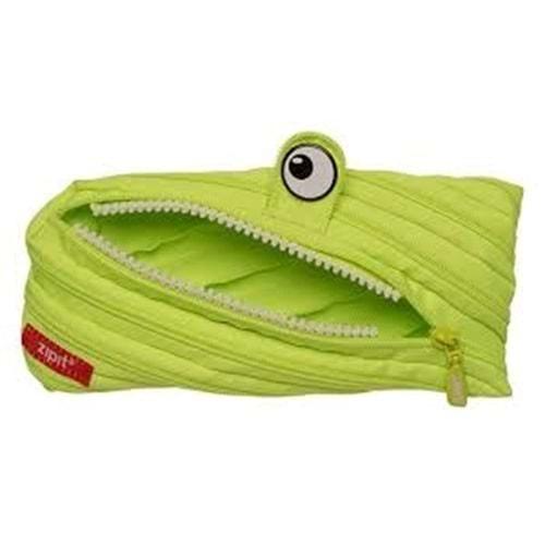Zipit Talking Monster Lime Yeşil Zip It Fermuar Omuz Çantası