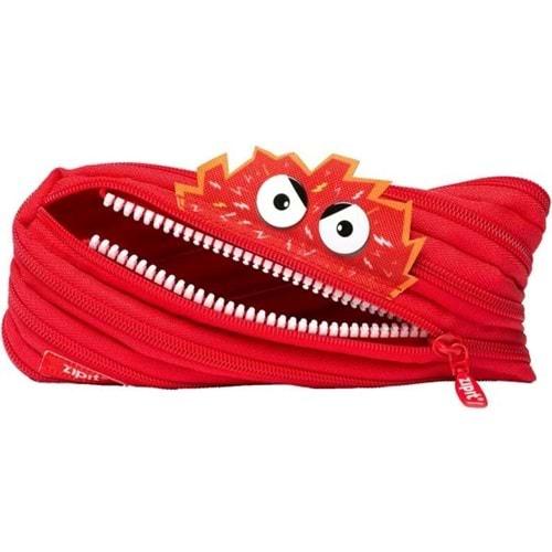 Zipit Talking Monster Pouch Kırmızı Zip It Fermuar Kalem Çantası