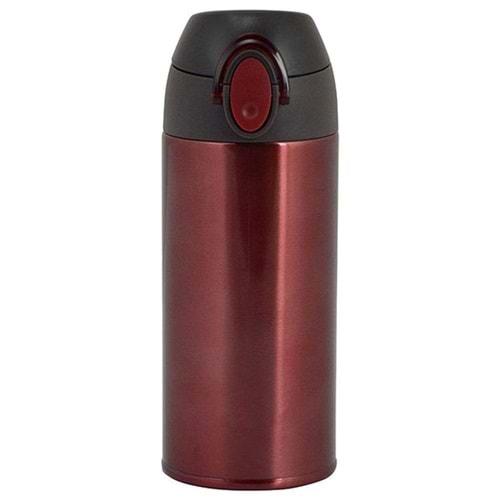 Trendix Çelik Su Matarası 350Ml Bordo (Termos Özellikli)