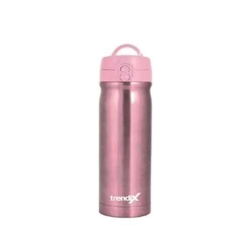 Trendix Çelik Su Matarası 350Ml Pastel Pembe (Termos Özellikli)