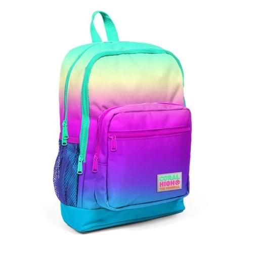 Coral High Renk Geçişli Dört Bölmeli Okul Sırt Çantası 23710