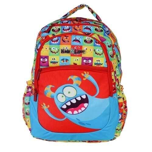 Kaukko Kids&Love Design Cute Monsters Sırt Çantası