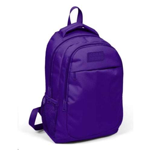 Coral High Kids Mor Üç Bölmeli Okul Sırt Çantası 14397