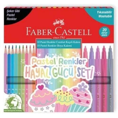 Faber Castell Pastel Renkler Hayal Gücü Seti 20'li