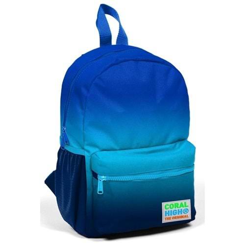 Coral High Kids Mavi Renk Geçişli İki Bölmeli Minik Yuva Sırt Çantası 23545