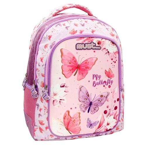 Must Backpack Sırt Çantası 3D Butterfly - 43 x 33 x 18 cm - Polyester