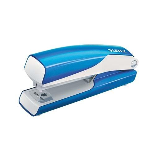 Leitz WOW Mini Zımba Makinesi 10 Sayfa Kapasiteli Metalik Mavi 5528-36