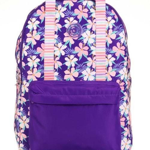 Kaukko Double Stripe Sırt Çantası Purple K1763