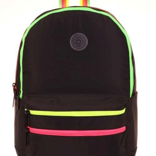 Kaukko Magic Dreams Sırt Çantası Color Zipper Black K1729