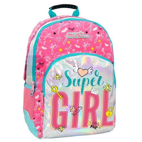 Must Backpack Sırt Çantası Super Girl - 43 x 33 x 18 cm Liz 584965