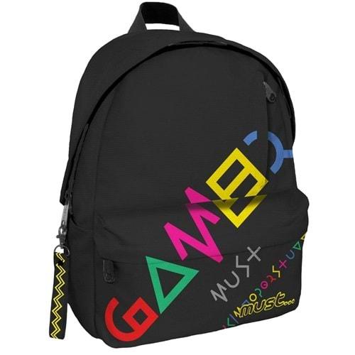 Must Backpack Sırt Çantası Gamer - 42 x 32 x 17 cm - Polyester Liz 585059