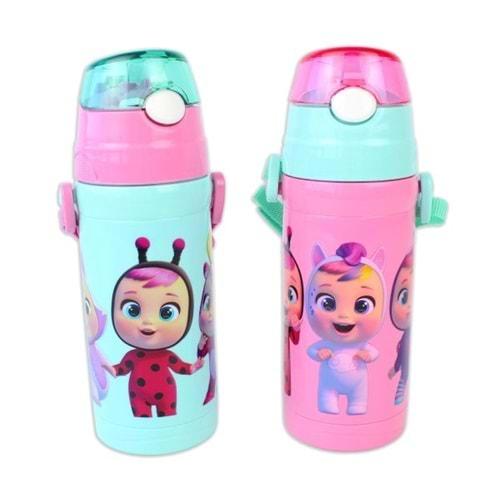 Cry Baby Cry-4878 Plastik Matara-500 Ml Çok Renkli
