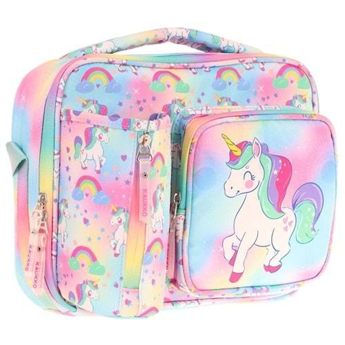 Kaukko Kids Beslenme Çantası Plush Unicorn