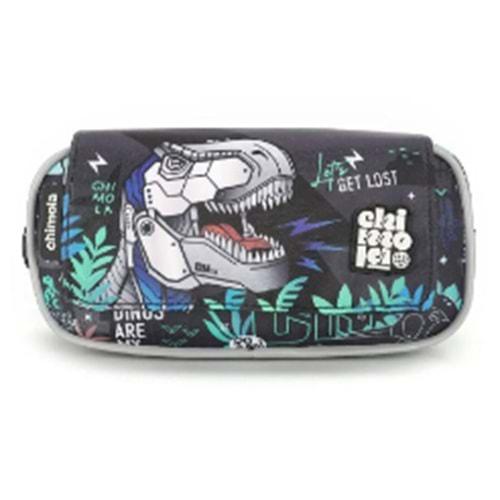 Chimola Metallic Dino Kalem Çantası 2 Gözlü