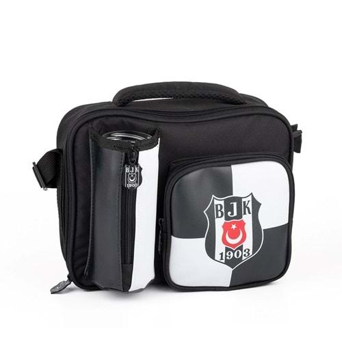 Me Beşiktaş Bjk 1903 Logo Desenli Seuni Deri Beslenme Çantası - 25362 -