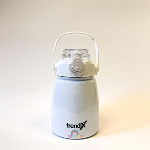 Trendix Çelik İçli Termos Matara 850 Ml. Beyaz Sk