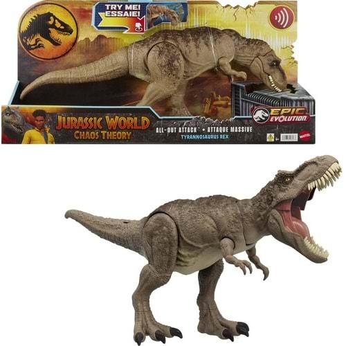 Mattel Jurassic World: Chaos Theory - Epic Evolution - All-Out Attack Tyrannosaurus Rex
